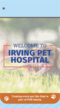 Mobile Screenshot of irvingpethospital.com